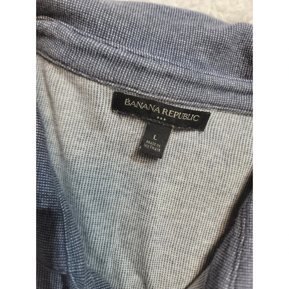 Banana Republic Men's Polo Shirt Large Blue